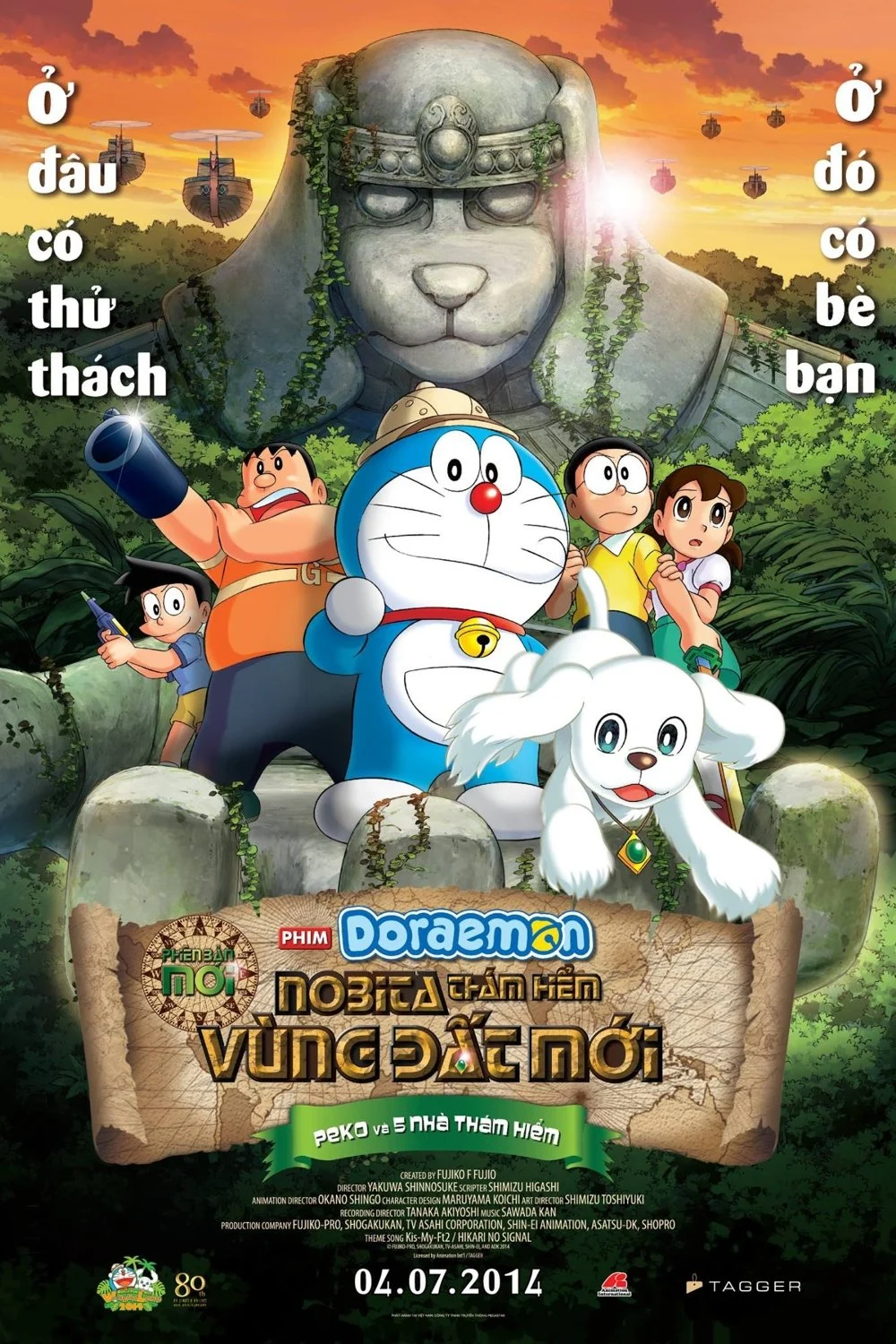Doraemon: Nobita Thám Hiểm Vùng Đất Mới – Peko và 5 Nhà Thám Hiểm - Doraemon: New Nobita's Great Demon - Peko and the Exploration Party of Five (2014)