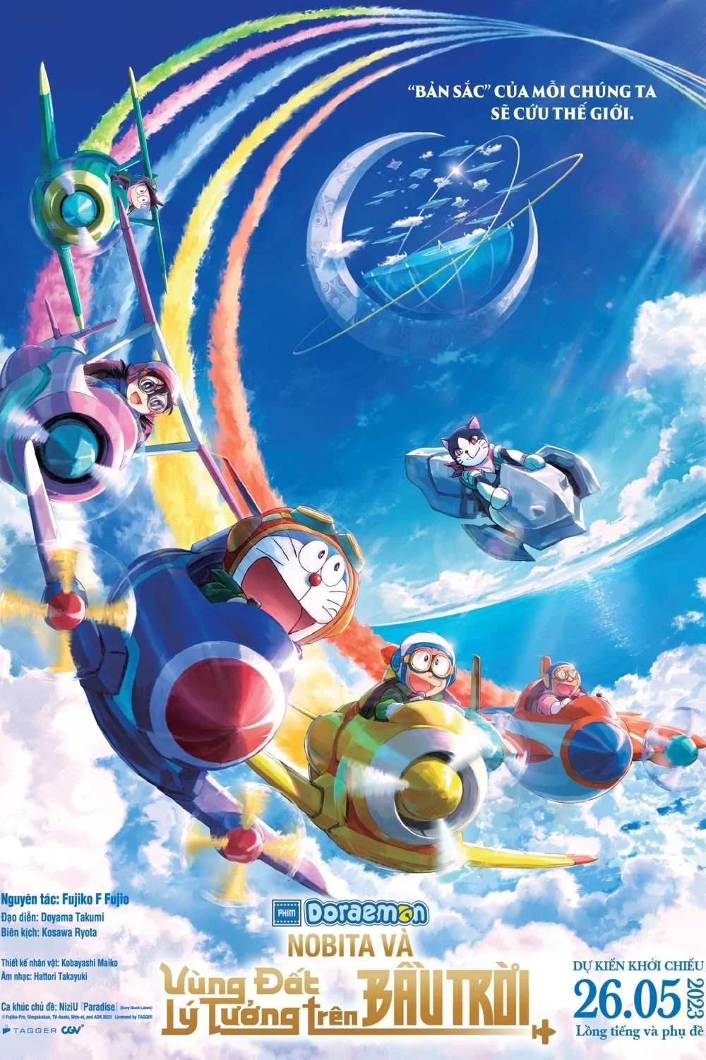 Doraemon: Nobita và Vùng Đất Lý Tưởng Trên Bầu Trời - Doraemon the Movie: Nobita's Sky Utopia (2023)