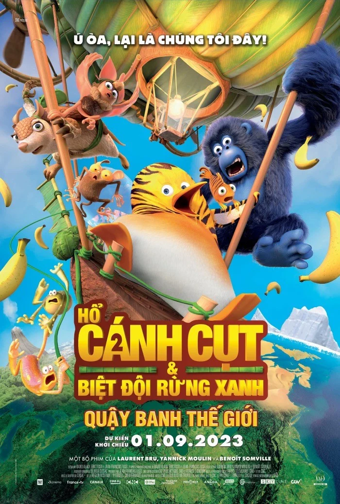 Hổ Cánh Cụt Và Biệt Đội Rừng Xanh 2: Quậy Banh Thế Giới - The Jungle Bunch 2: World Tour (2023)